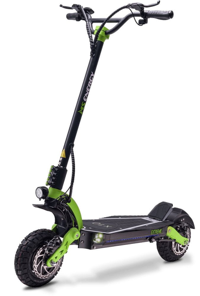 MS ENERGY E-scooter x10 black, green